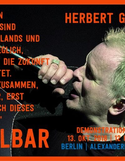 Sharepic #unteilbar32 Grönemeyer